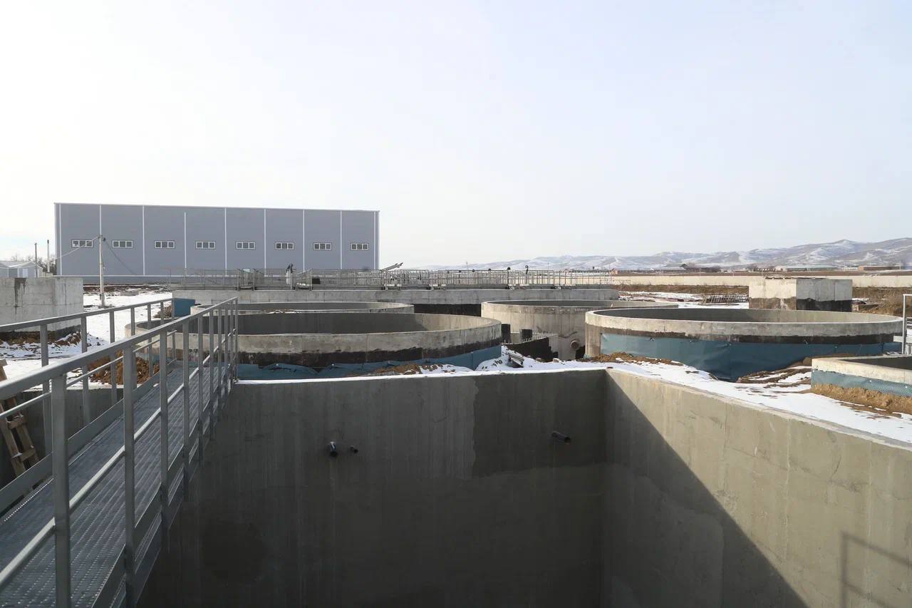 В Сунже продолжается строительство новых очистных сооружений