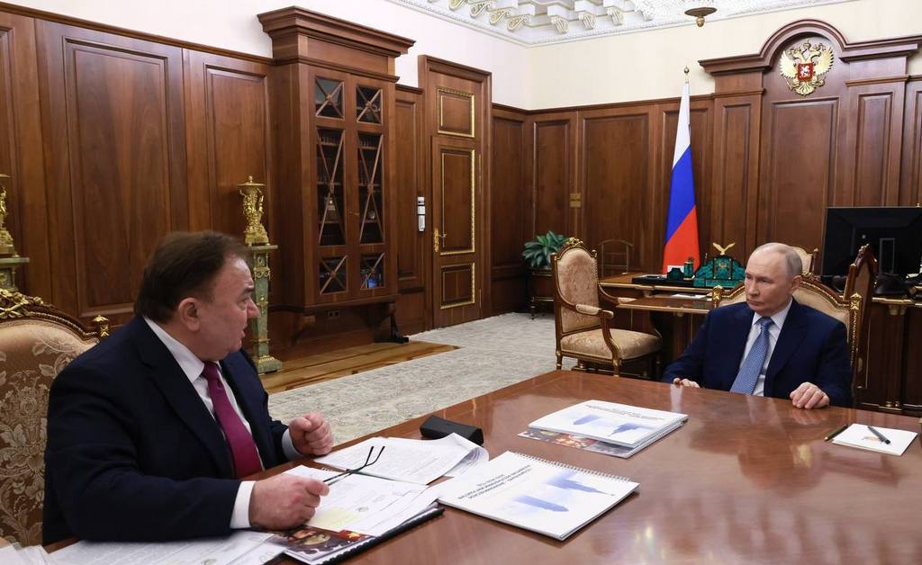 Глава Ингушетии Махмуд-Али Калиматов встретился с Президентом России Владимиром Путиным