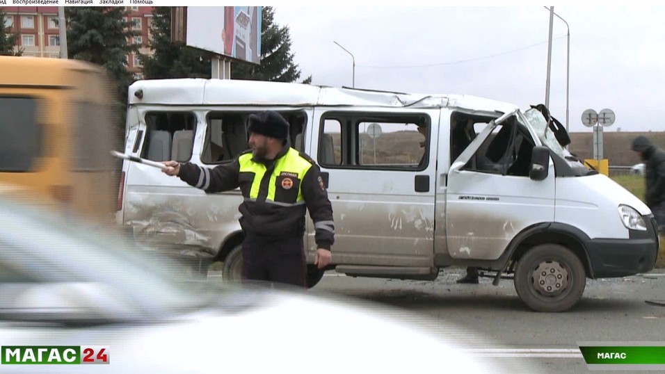 ДТП с участием детей произошло сегодня утром на въезде в Магас