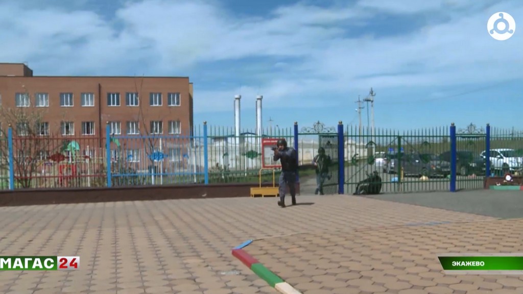 В Экажево Ингушетии прошли всероссийские антитеррористические учения