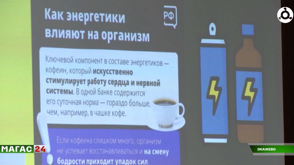 В Ингушетии провели лекцию о вреде энергетиков и вейпов