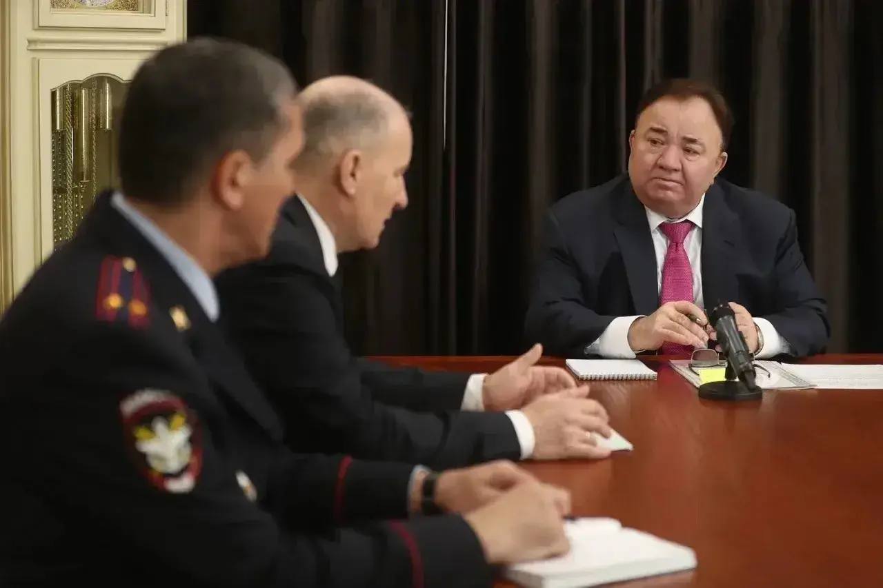 Глава Ингушетии провёл рабочую встречу с руководством транспортной полиции СКФО