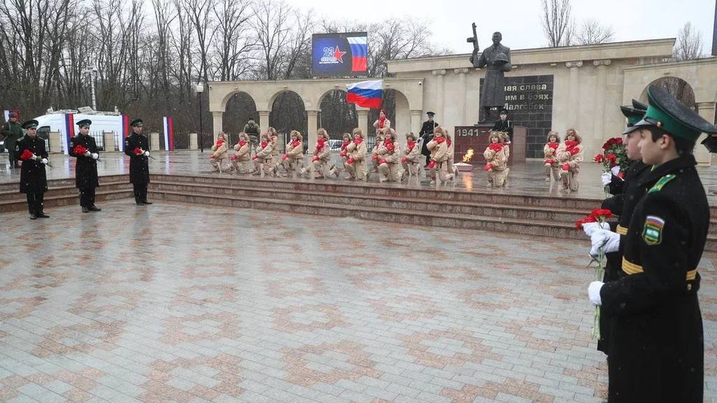 В Малгобеке Ингушетии прошло мероприятие ко Дню защитника Отечества