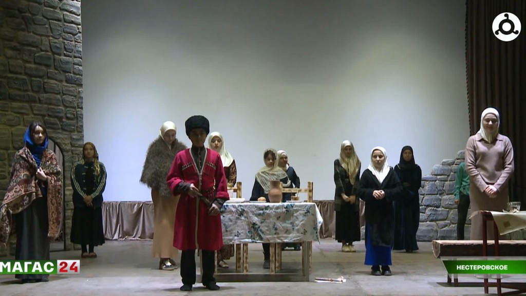 В селении Нестеровское Ингушетии прошла премьера спектакля к годовщине депортации ингушей