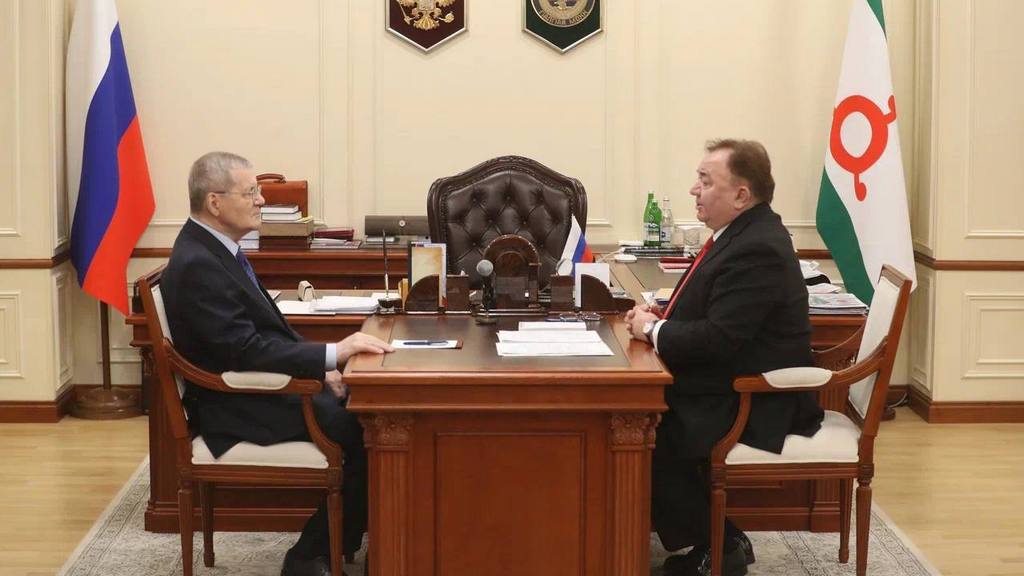 Ингушетию с рабочим визитом посетил Юрий Чайка