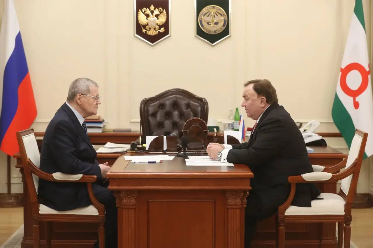 Полпред Президента в СКФО Юрий Чайка прибыл с рабочим визитом в Ингушетию