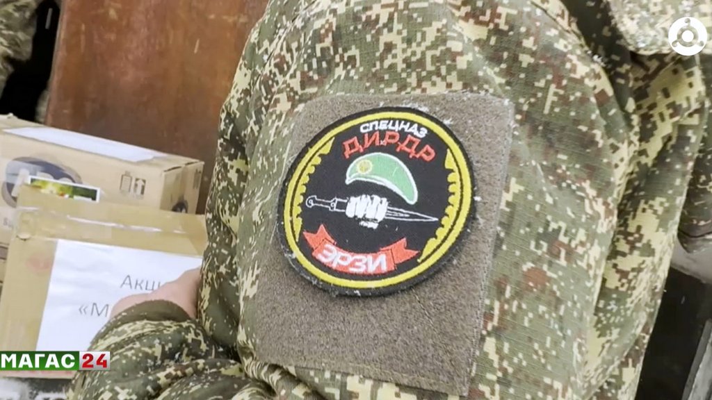 Бойцам батальона "Эрзи" в ЛНР доставили гумпомощь из Ингушетии