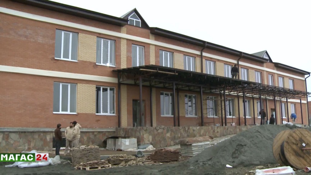 В Али-Юрте Ингушетии строят новую районную участковую больницу