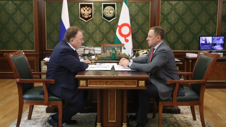 Махмуд-Али Калиматов встретился с помощником вице-премьера России Андреем Бородиным