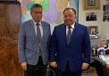 Махмуд-Али Калиматов и Рифат Сабитов обсудили развитие регионального телерадиовещания.