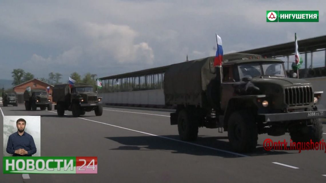 Росгвардейцы торжественно встретили военнослужащих, вернувшихся со спецоперации по защите Донбасса