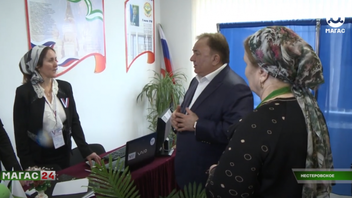 Глава Ингушетии посетил избирательные участки Сунженского района.