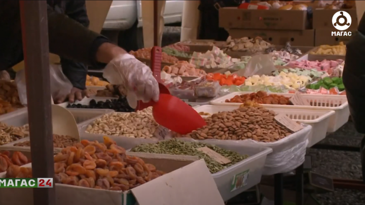 Продовольственные ярмарки проходят в Ингушетии в месяц Рамадан.