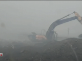 В селении Нестеровское произошло возгорание мусорного полигона.