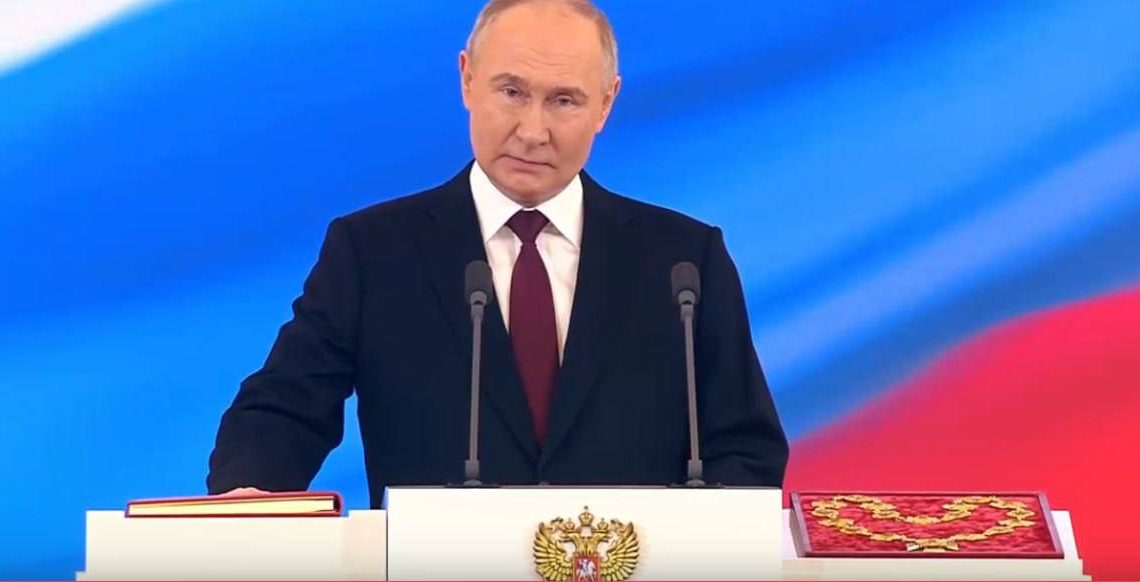 Выступление Владимира Путина на торжественной церемонии вступления в должность президента Российской Федерации.